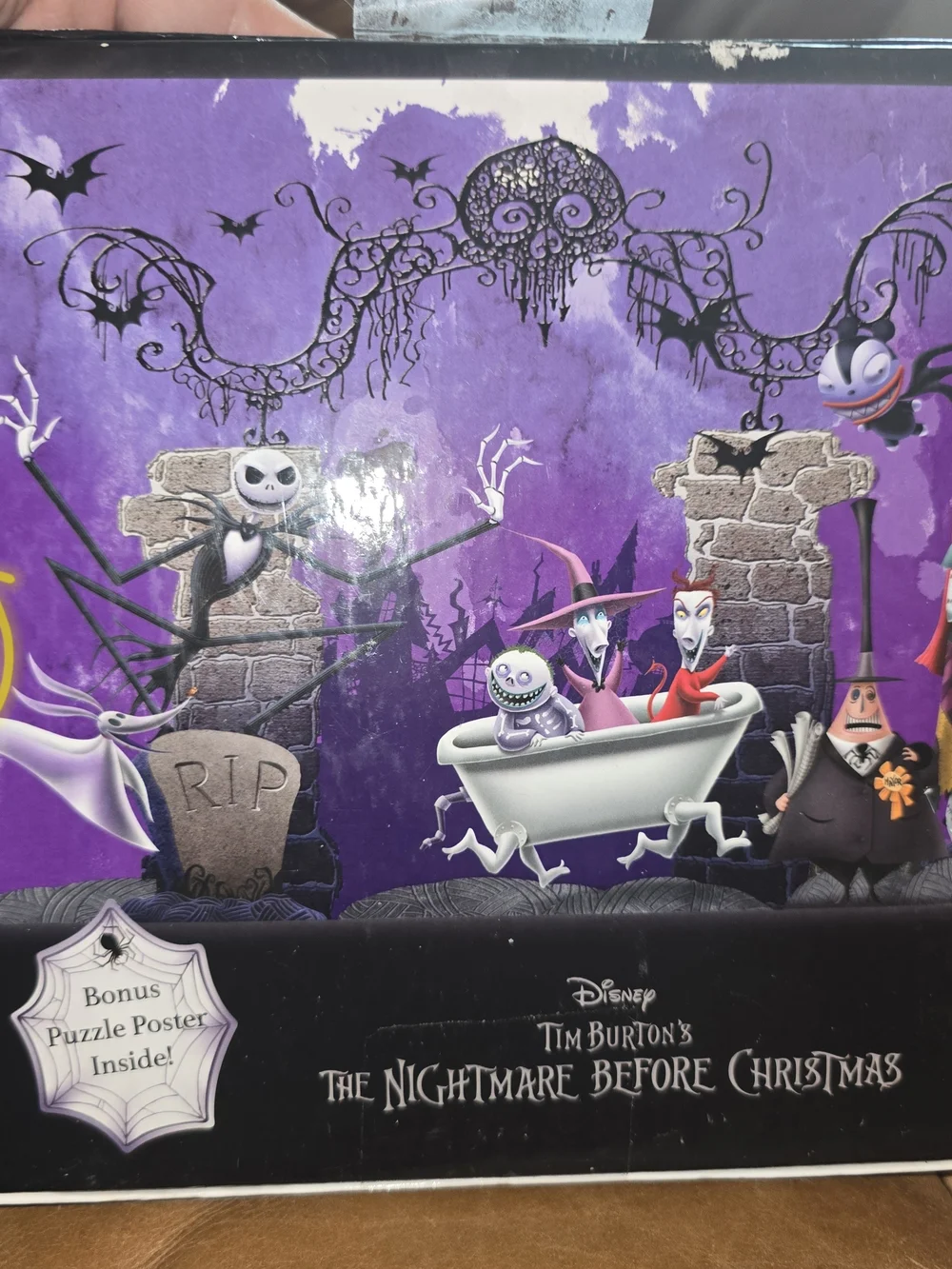 2 Disney Tim Burton's Nightmare Before Christmas 300 Piece Puzzle Bundle Posters